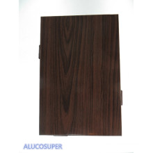 Wooden Coating Solid Aluminum Sheet Used for Face of Buliding